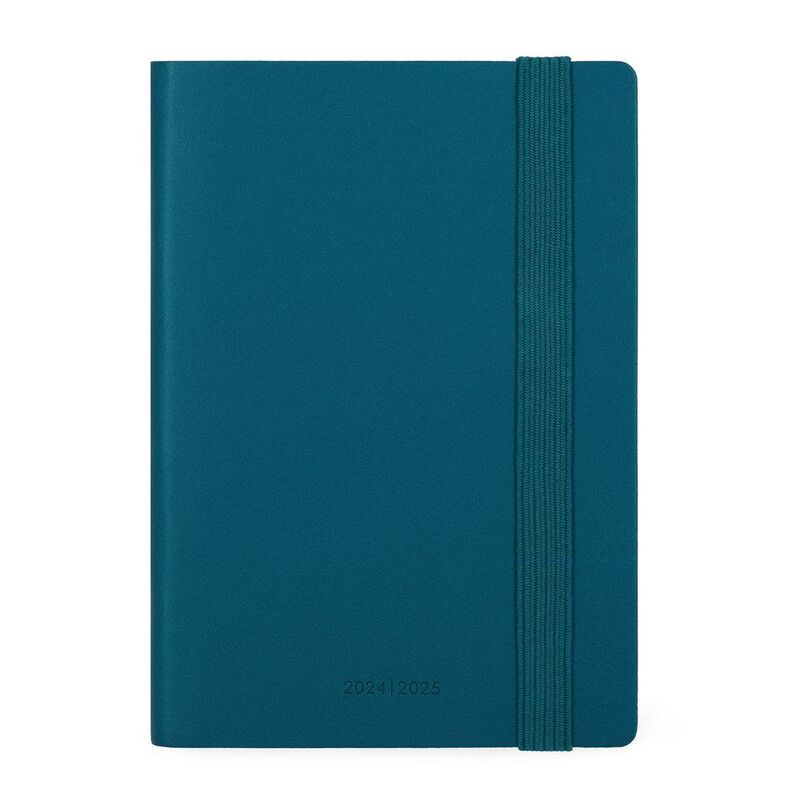 Legami Small 16-Month Daily Diary - 2024/2025 - Teal Blue (9.5 x 13.5 cm)