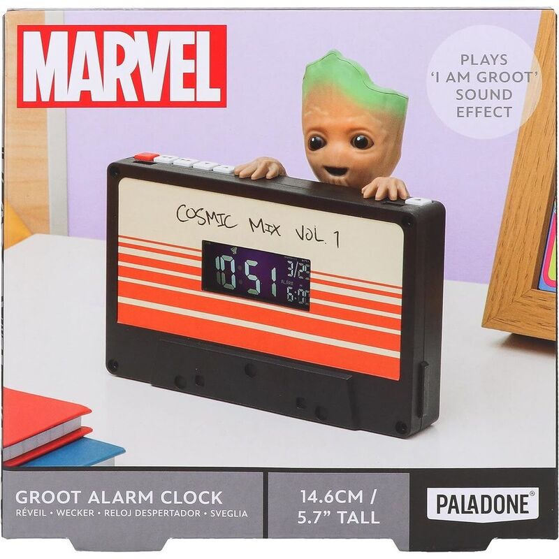 Paladone Marvel Guardians Of The Galaxy Groot Alarm Clock
