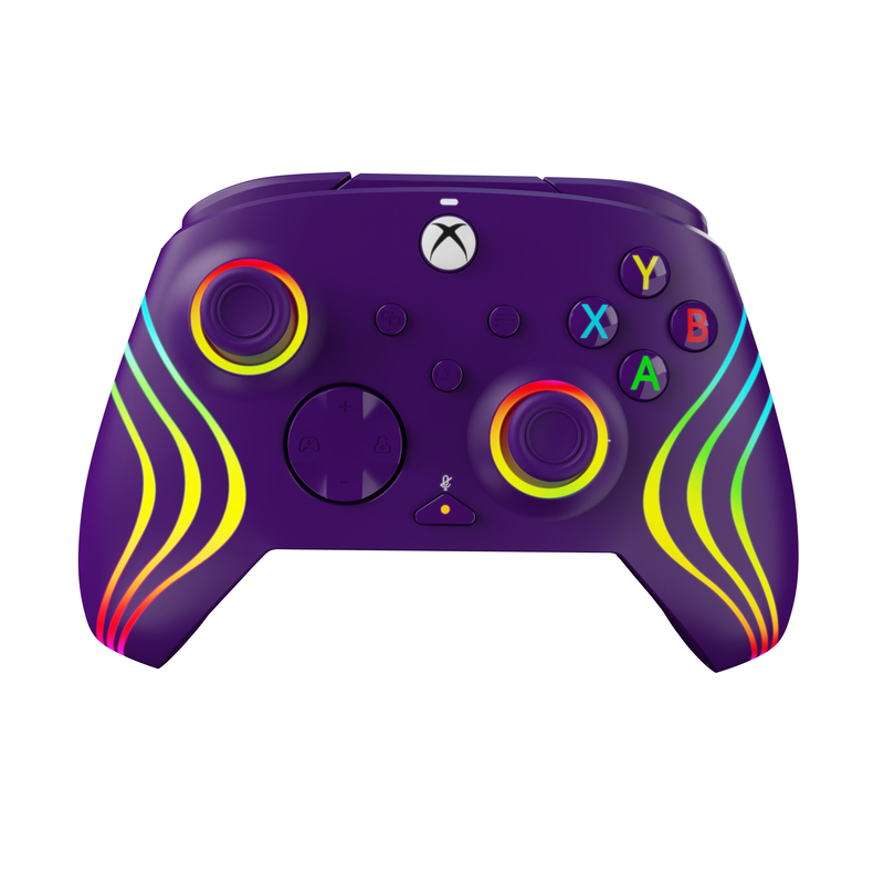 PDP Xbox Series X Afterglow Wave Purple Wired Controller