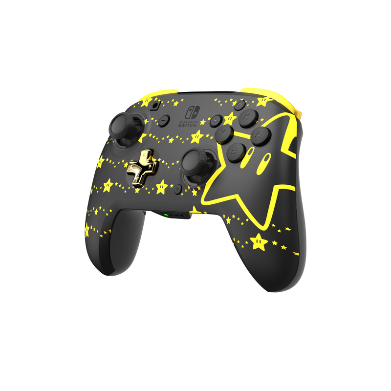 PDP Nintendo Switch Rematch Glow Wireless Controller - Super Stars Glow In The Dark