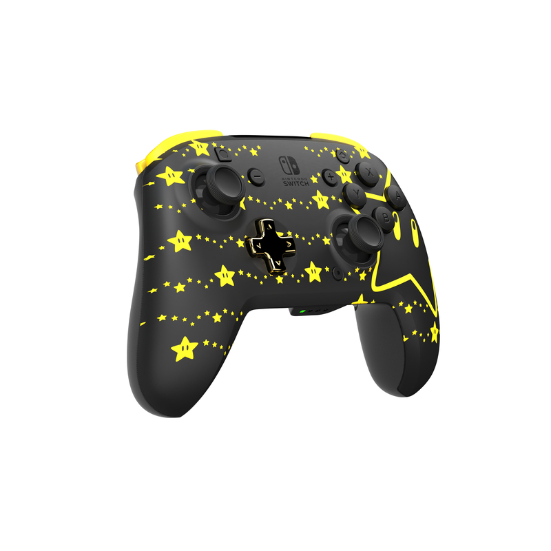 PDP Nintendo Switch Rematch Glow Wireless Controller - Super Stars Glow In The Dark