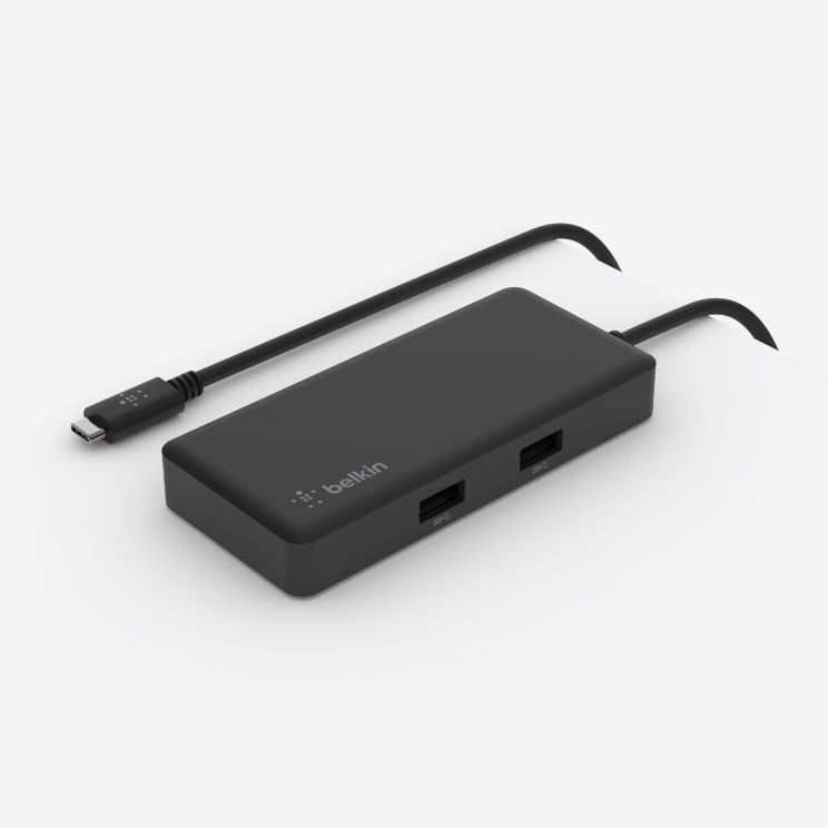 Belkin Connect USB-C 5-In-1 Multiport Adapter - Black