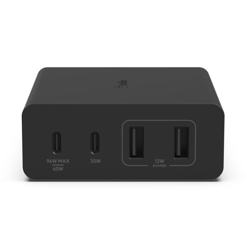 Belkin Boost Charge Pro 108W 4-Ports Gan Charger - Black