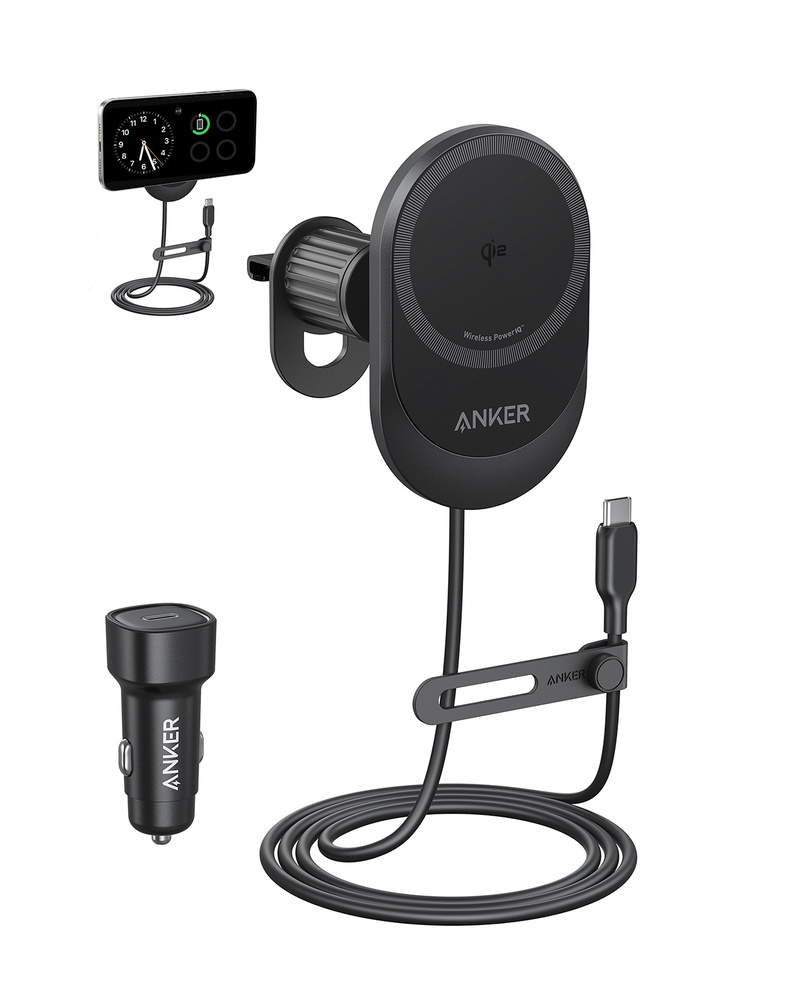 Anker Maggo Wireless Car Charger (15W) - Black