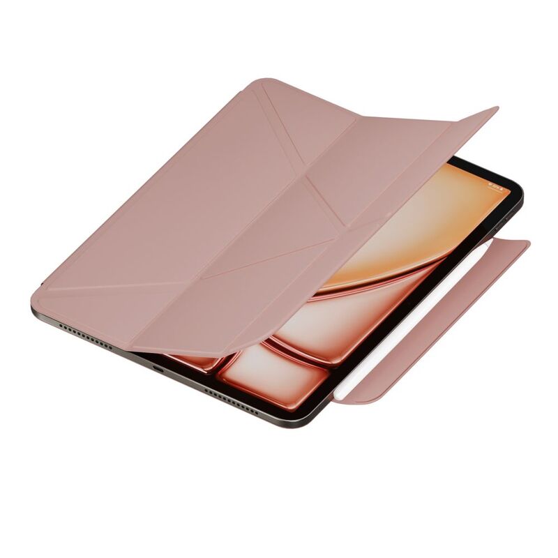 Hyphen Morph Smart Origami Folio Case For iPad 11-Inch Air (M2) 2024 - Pink