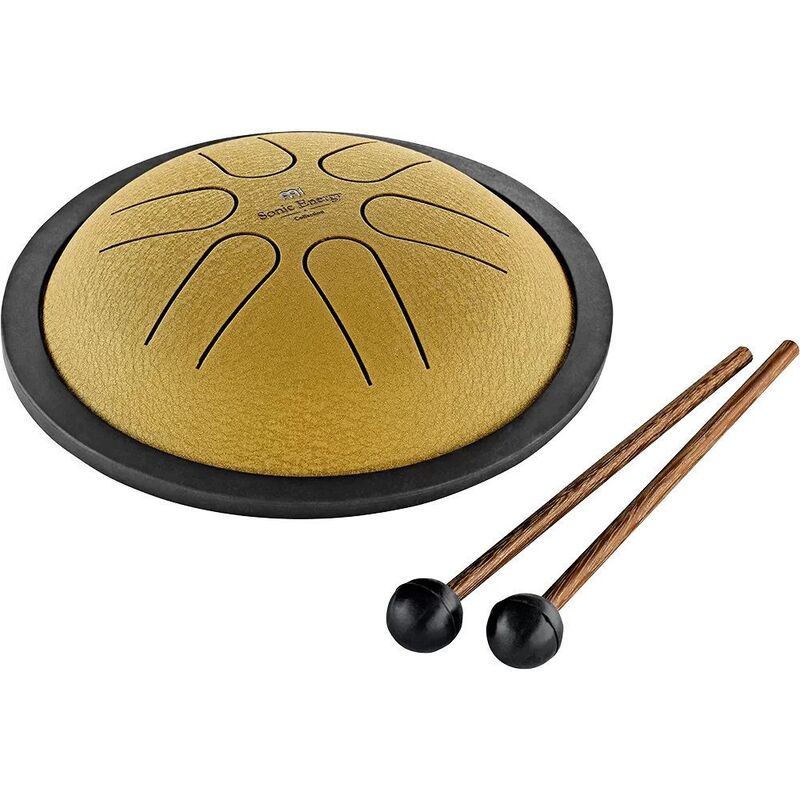 Meinl Sonic Energy Mini Steel Tongue Drum - B Major - Gold - MSTD3G