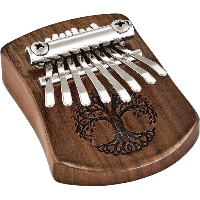Meinl Sonic Energy Mini Kalimba - 8 notes - Black Walnut - Tree of Life - KL801TOL