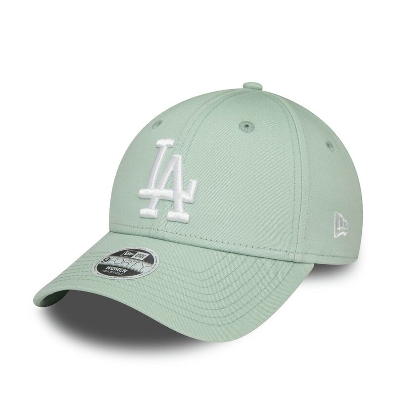 New Era Womens League Essential 9Forty MLB Los Angeles Dodgers Mint Free Size Cap