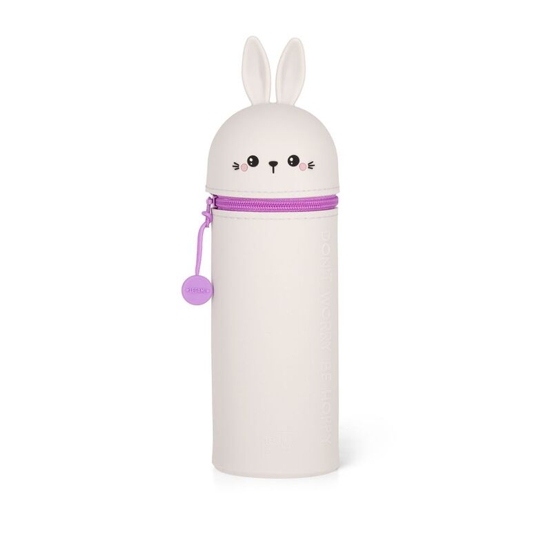 Legami 2-In-1 Silicone Pencil Case - Kawaii - Bunny