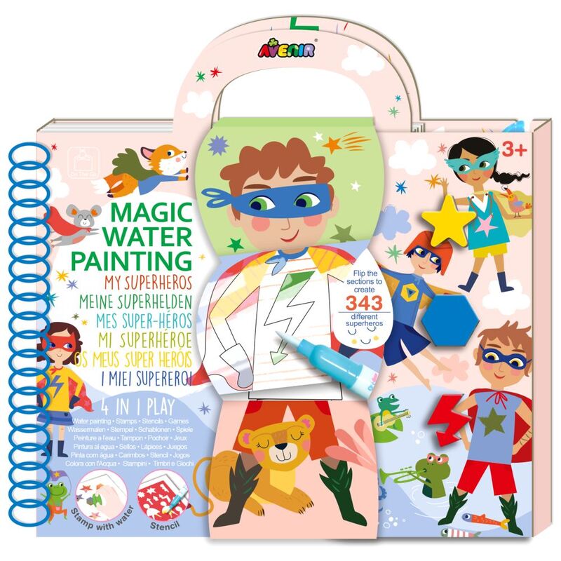 Avenir Magic Water Painting - My Superheros