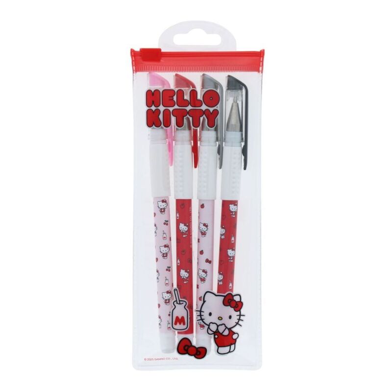 Blueprint Hello Kitty Gel Pen Set (Set Of 4) Blueprint Hello Kitty Gel Pen Set (Set Of 4)