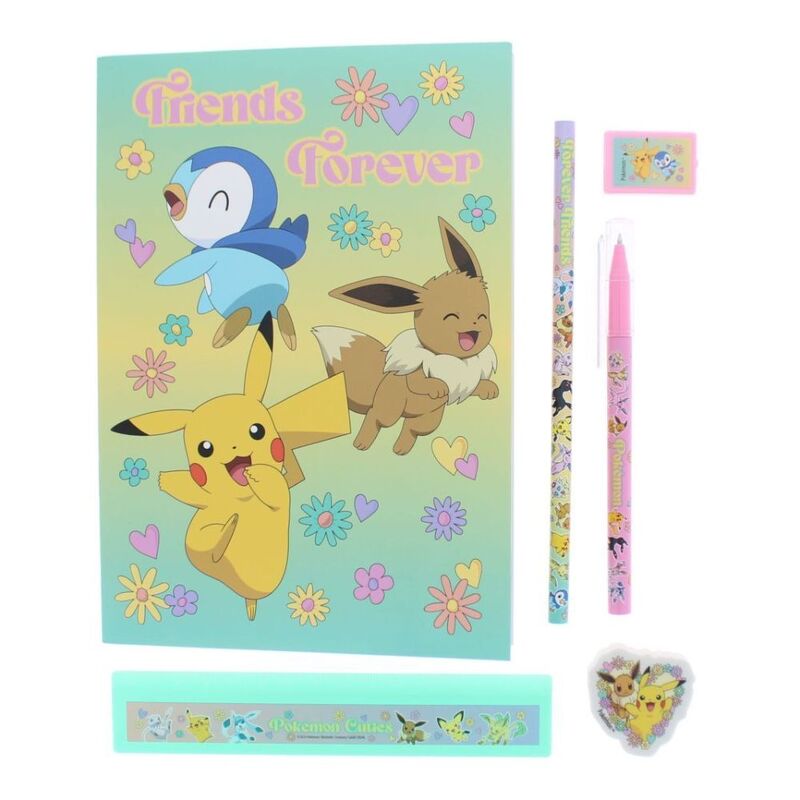 Blueprint Pokemon Stationery Set (Set Of 7) Blueprint Pokemon Stationery Set (Set Of 7)