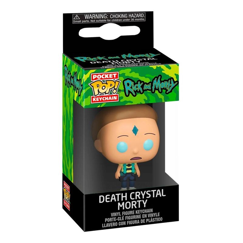 Funko Pop Keychain Rick & Morty Floating Death Crystal Morty Vinyl Keychain