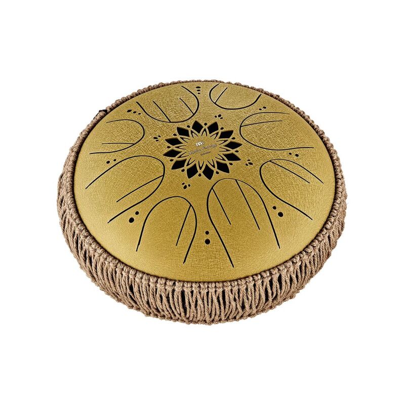 Meinl Sonic Energy 10 Medium Octave Steel Tongue Drum / C Major / 8 Notes / 432 Hz / Gold - Mostd3G Meinl Sonic Energy 10 Medium Octave Steel Tongue Drum / C Major / 8 Notes / 432 Hz / Gold - Mostd3G
