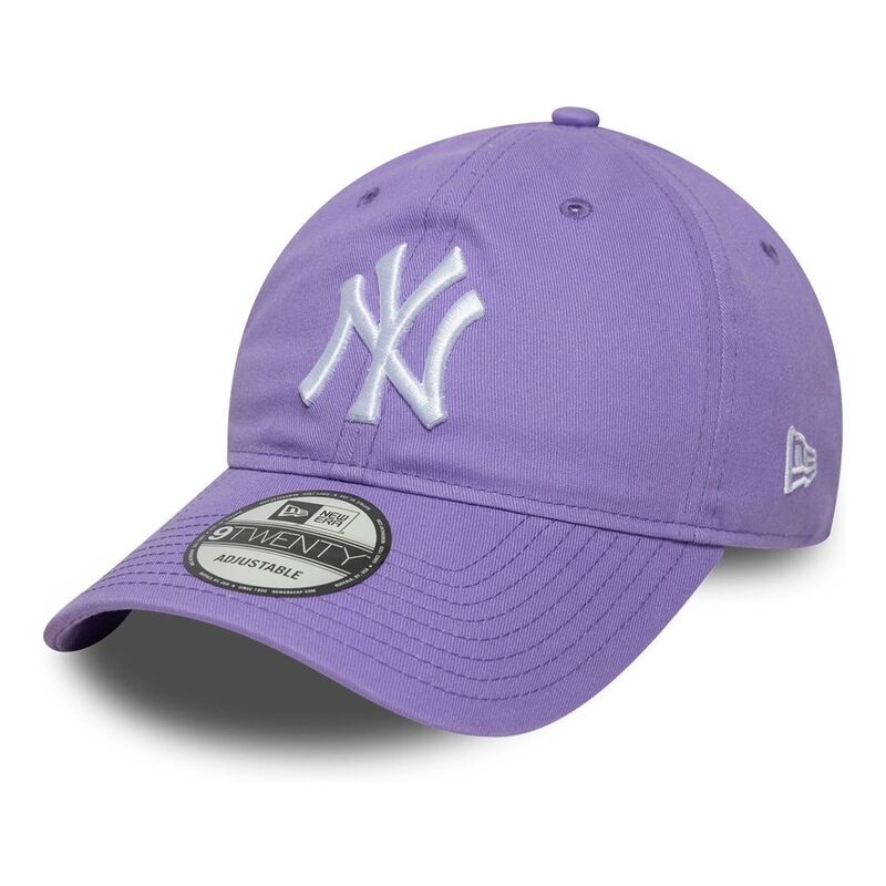 New Era League Essential 9Twenty New York Yankees Medium Purple Cap (One Size)
