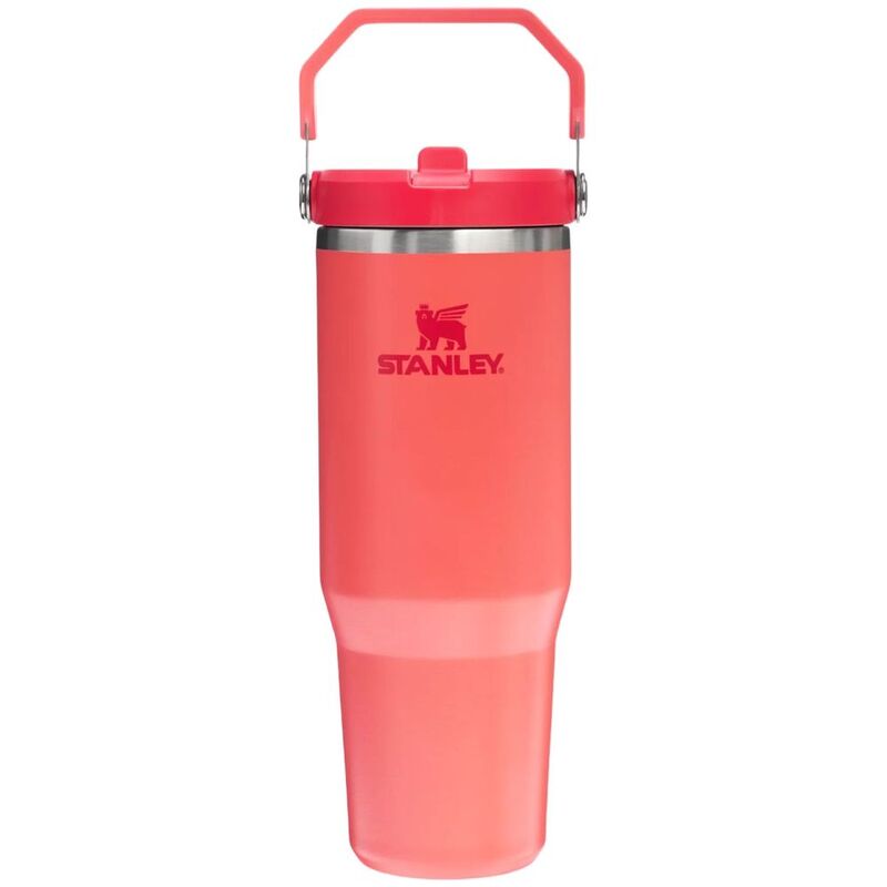 Stanley Ice Flow Go 890ml/30oz Flip Straw Water Bottle - Hot Coral