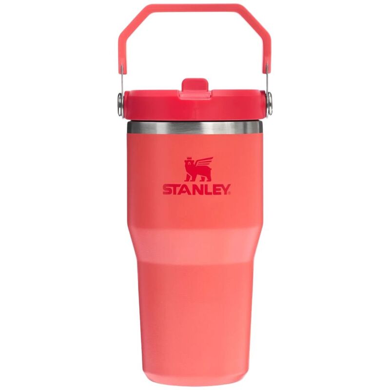 Stanley Ice Flow Go 600ml/20oz Flip Straw Water Bottle - Hot Coral