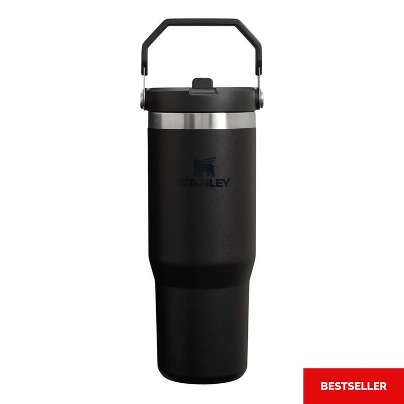 Stanley Ice Flow Go 890ml/30oz Flip Straw Water Bottle - Black 2.0 Stanley Ice Flow Go 890ml/30oz Flip Straw Water Bottle - Black 2.0