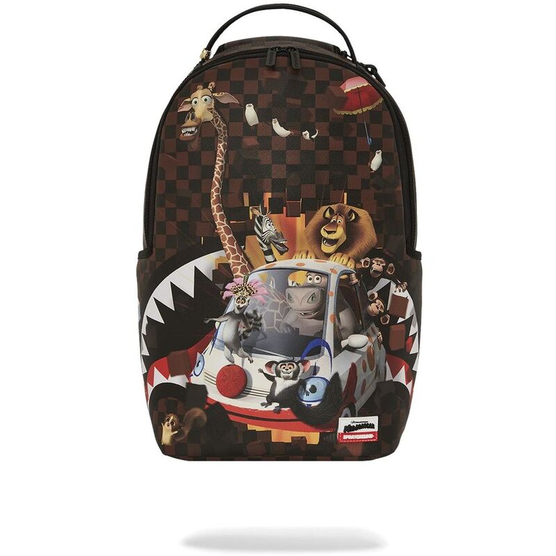 Sprayground Madagascar Checker Smash DLXSV Backpack