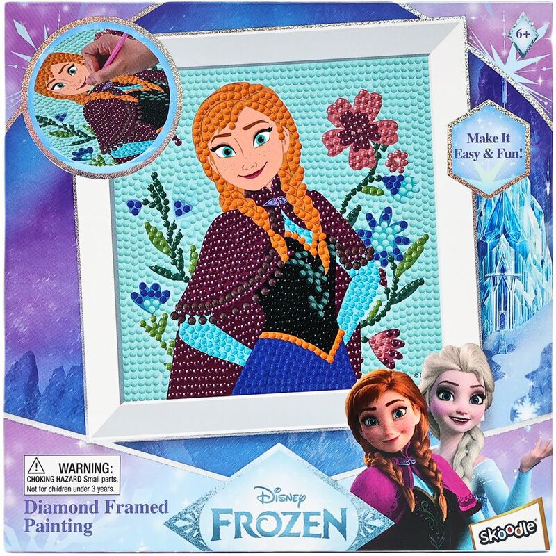 Skoodle Anna Frozen Diamond Framed Painting Kit Skoodle Anna Frozen Diamond Framed Painting Kit