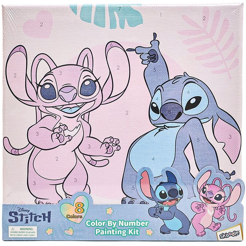 Skoodle Angel Stitch Color By Number (Canvas Painting)