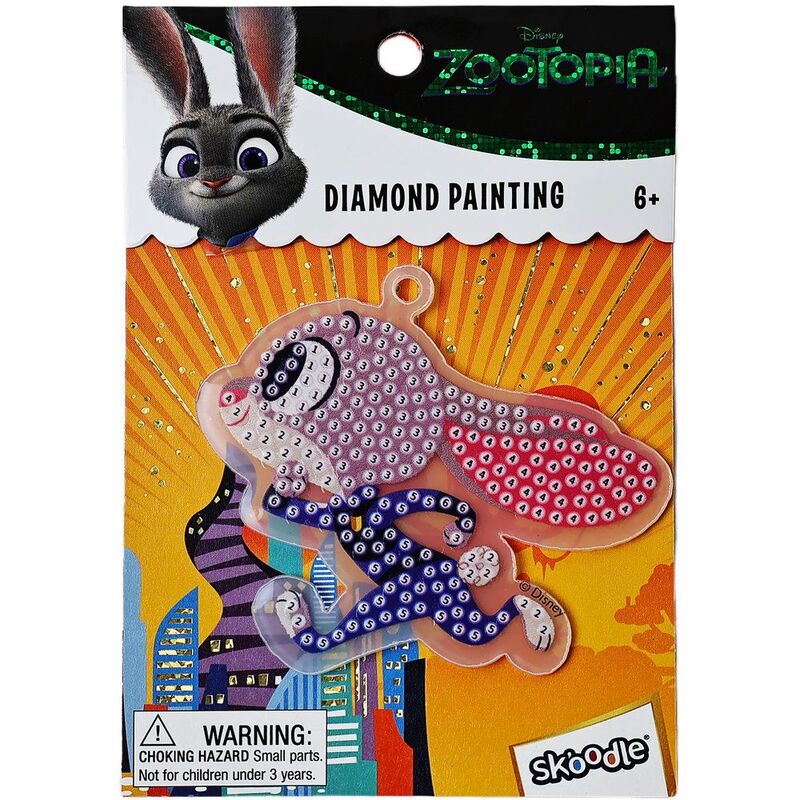 Skoodle Judy Zootopia Diamond Painting Key Chain Kit