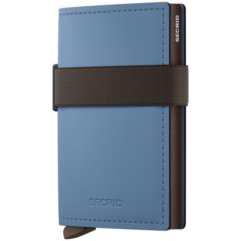 Secrid Bandwallet Matte Bma Steel Blue Brown