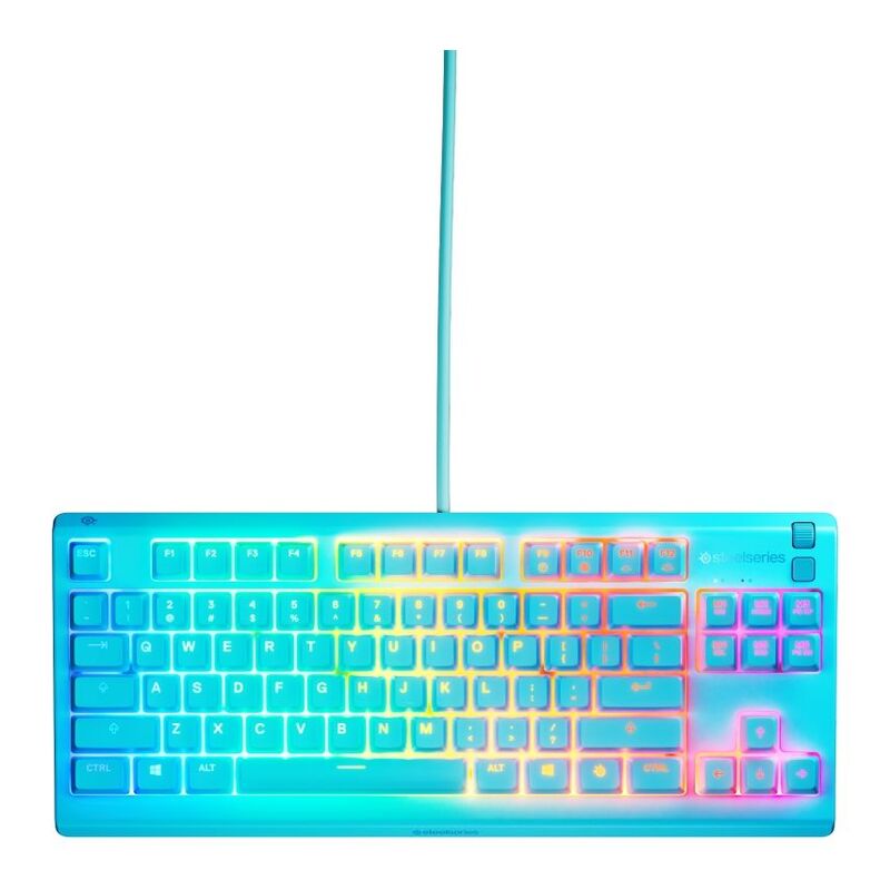 SteelSeries Apex 3 TKL RGB Wired Gaming Keyboard - Aqua (US Layout) SteelSeries Apex 3 TKL RGB Wired Gaming Keyboard - Aqua (US Layout)