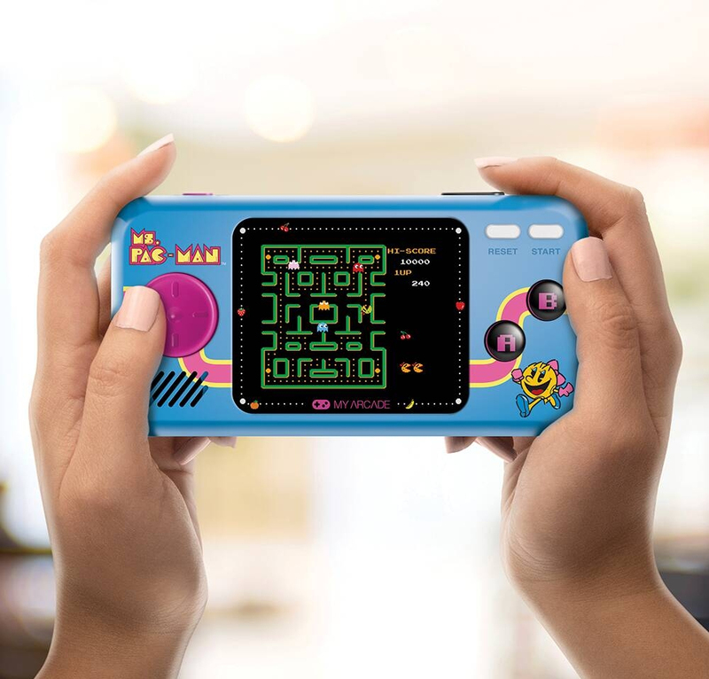 My Arcade MS. PAC-MAN Pocket Player Blue