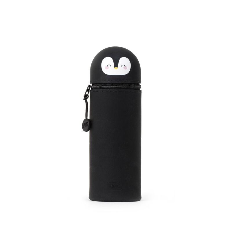 Legami 2-in-1 Silicone Pencil Case - Kawaii - Penguin