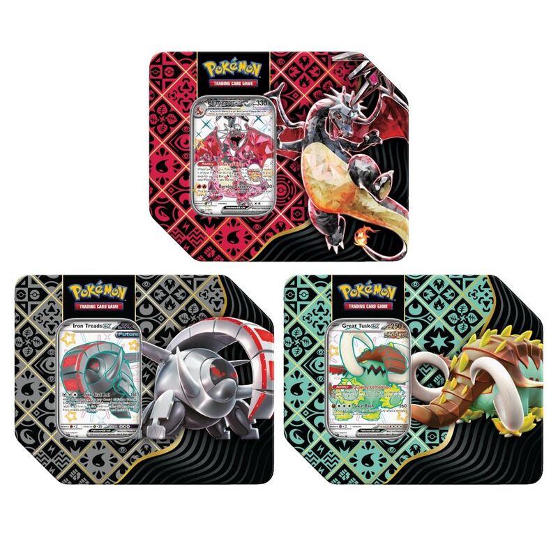 Pokemon TCG Scarlet & Violet 4.5 Paldean Fates Tin 5107 (5 Booster) (Assortment - Includes 1)