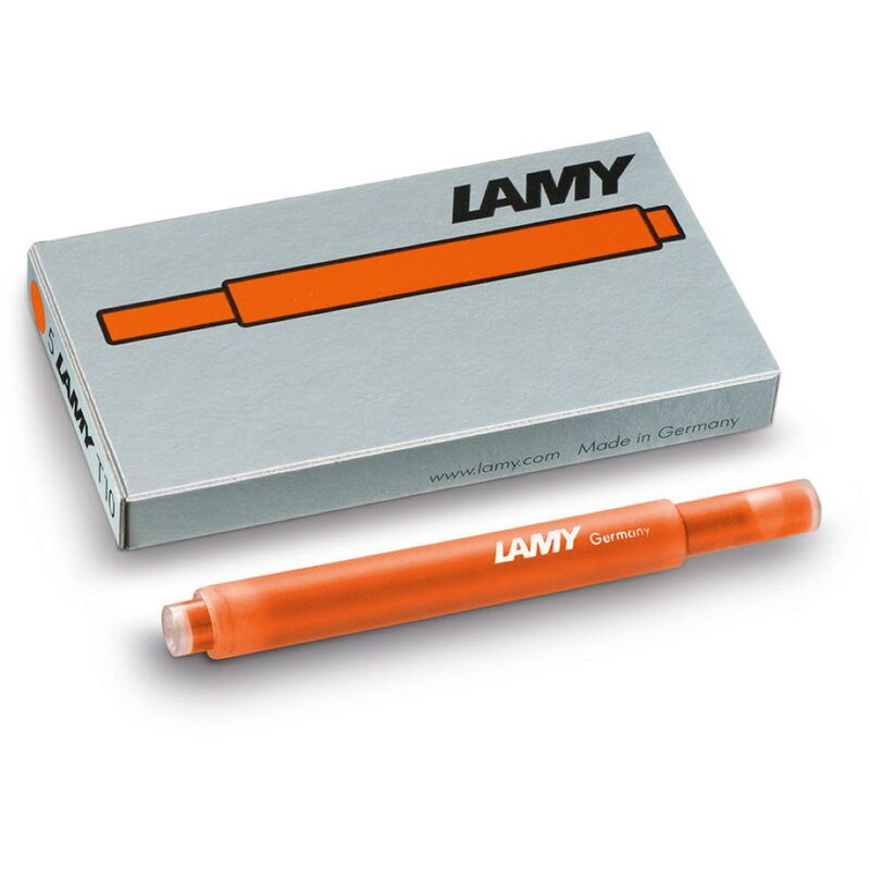 Lamy Box Ink Cartridges T10 Copper Orange Inks Refill