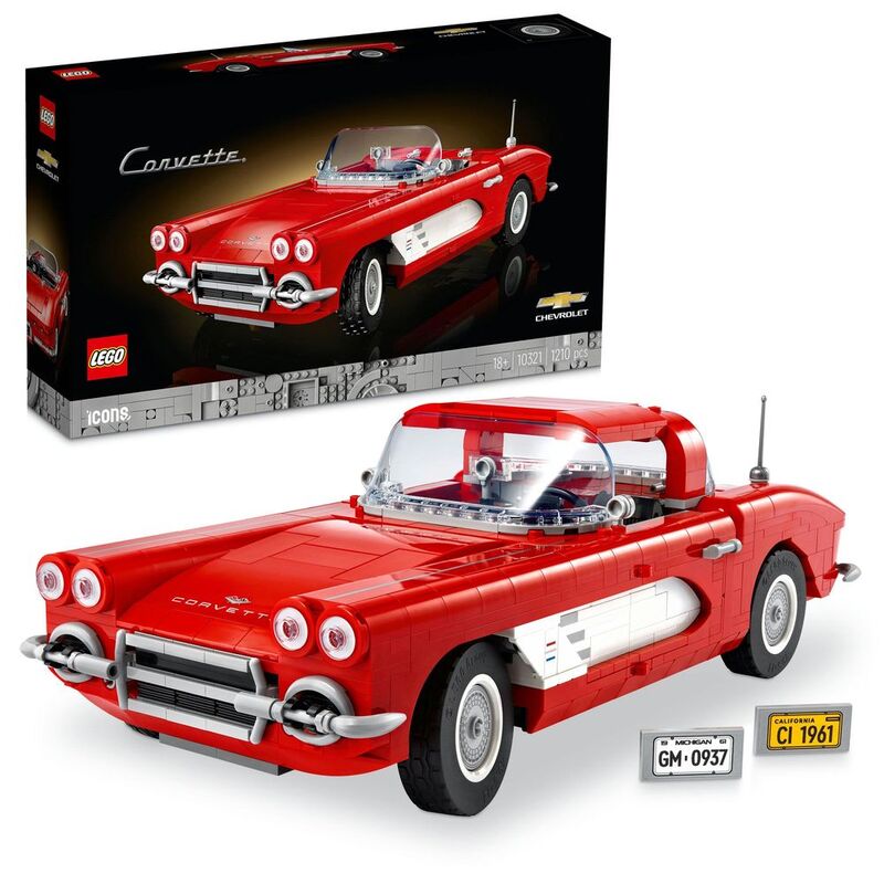 LEGO Icons Chevrolet Corvette C1 10321 (1210 Pieces)