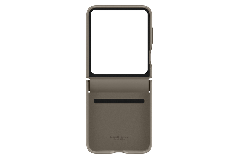 Samsung Flip 5 Flap Leather Case - Etoupe