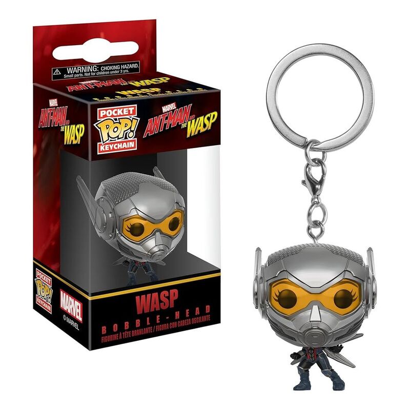 Funko Pop Ant-Man & Wasp Wasp Bobble-Head Vinyl Keychain