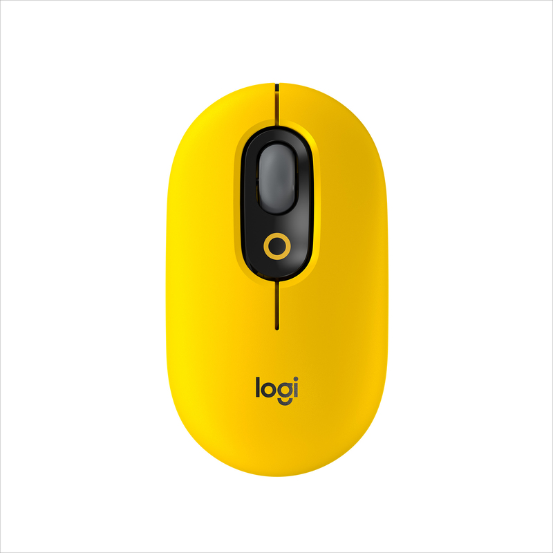 Logitech 910-006546 Pop Mouse with Emoji Blast Yellow Wireless Mouse