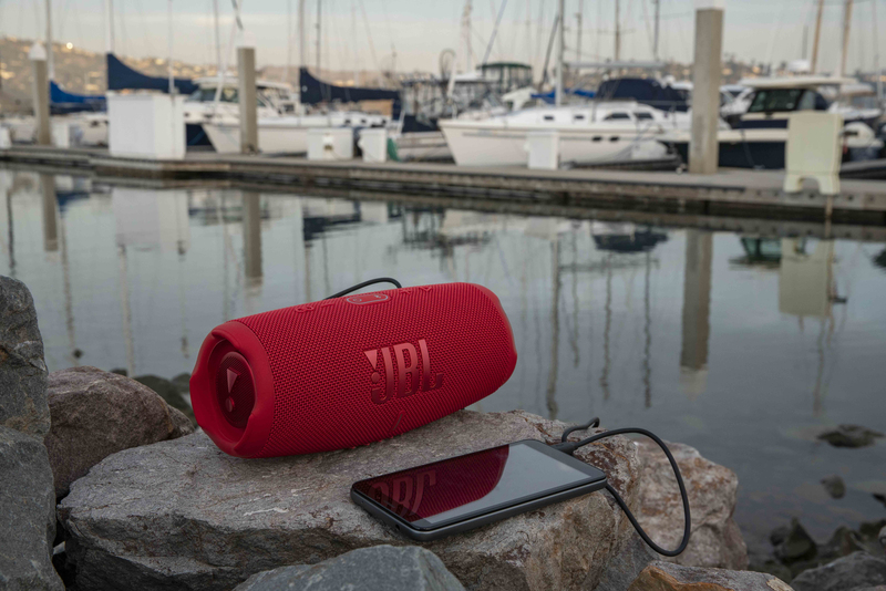 JBL Charge 5 Portable Bluetooth Speaker Red