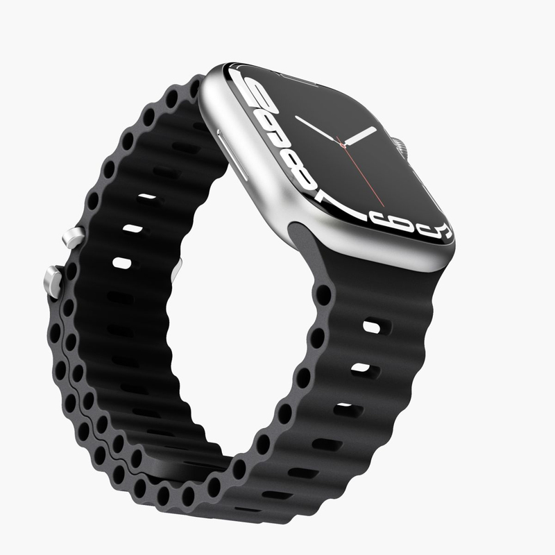 VONMAHLEN Wave Band Case 1 Band One Black (For Apple Watch 38 mm / 40 mm / 41 mm)