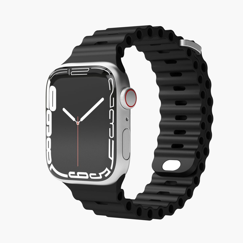 VONMAHLEN Wave Band Case 1 Band One Black (For Apple Watch 38 mm / 40 mm / 41 mm)