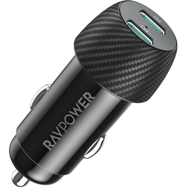 Ravpower RP-VC032 PD 50W Car Charger - Black