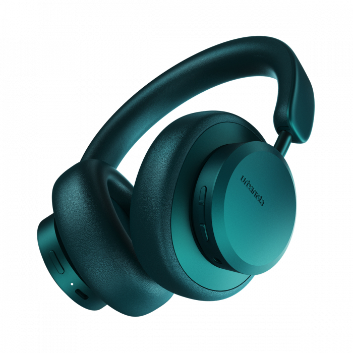 Urbanista Miami Active Noise-Cancelling Wireless On-Ear Headphones - Teal Green