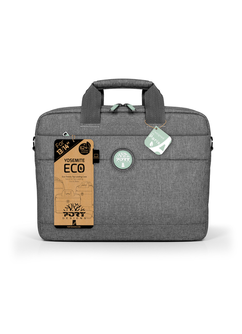 Port Designs Yosemite Eco Toploading 13/14 inch Laptop Case - Grey