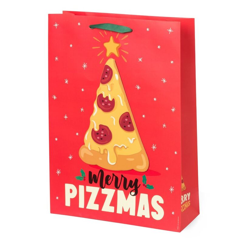 Legami Christmas Gift Bag - X-Large - Pizza