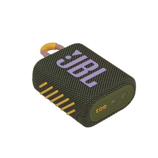 JBL Go 3 Green Portable Waterproof Wireless Speaker