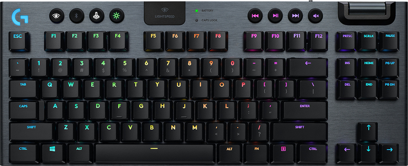 Logitech G 920-009537 G915 TKL Lightspeed Wireless RGB Mechanical Clicky Gaming Keyboard (US English)