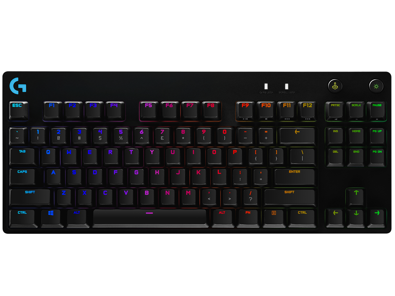 Logitech G 920-009392 PRO Mechanical Gaming Keyboard/Ultra Portable Tenkeyless Design/Detachable Micro USB Cable/16.8 Million Color LIGHTSYNC RGB backlit keys (US English)