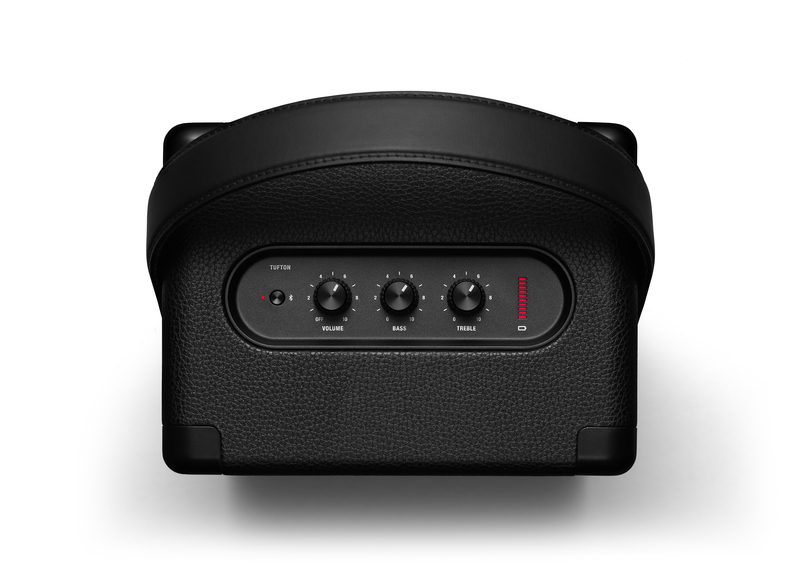 Marshall Tufton Black Portable Bluetooth Speaker