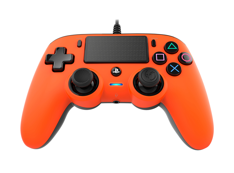 Nacon Wired Compact Controller Orange for PS4