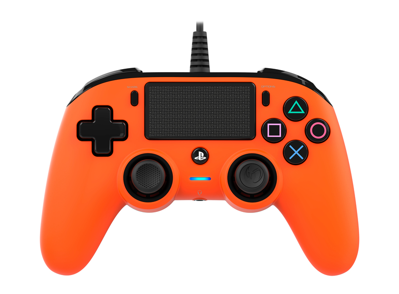 Nacon Wired Compact Controller Orange for PS4