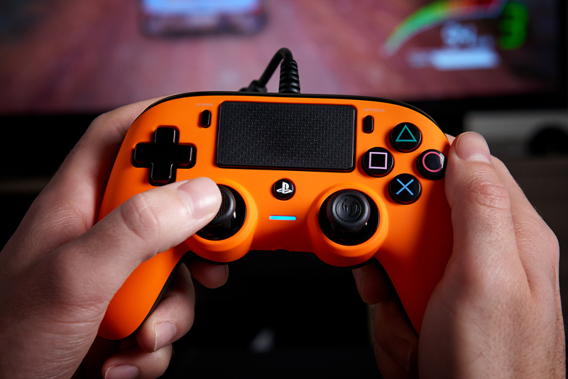 Nacon Wired Compact Controller Orange for PS4